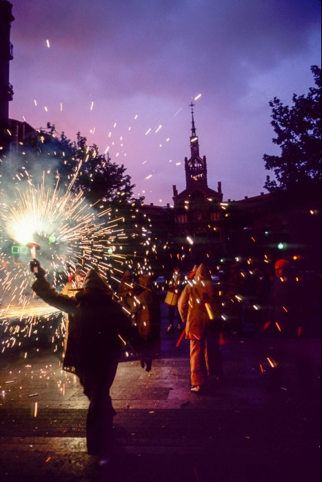 Barcelona - Avenida Gaudi - Correfoc